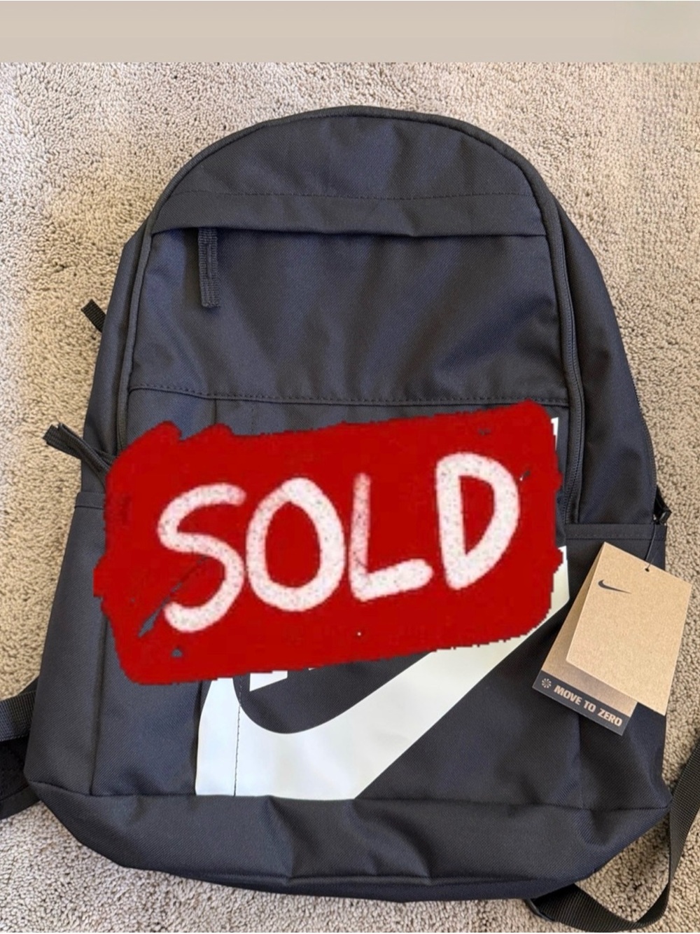 Nike Backpack BLK NWT